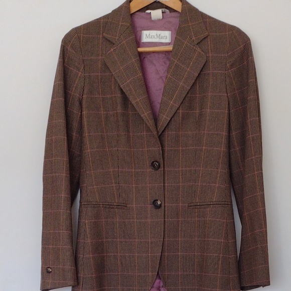 MaxMara Jackets & Blazers - MaxMara Plaid Jacket Made in Italy